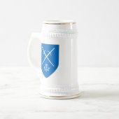 Scotland Stein - Swords & Thistle Bierpul (Voorkant links)