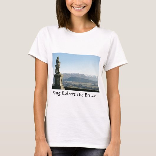 Scotland Stirling King Robert the Bruce T-shirt (Voorkant)