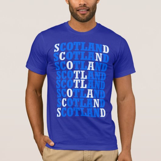 SCOTLAND!!! T-SHIRT (Voorkant)