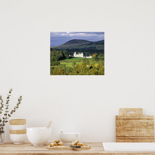 Scotland, Tayside, Blair Castle. In an emerald Poster (Keuken)