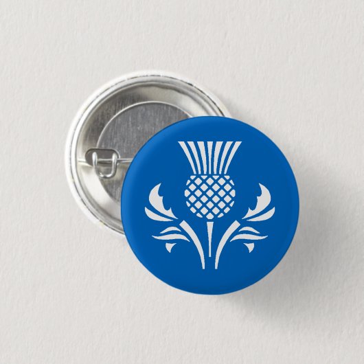 Scotland Thistle Badge Ronde Button 3,2 Cm (Voorkant /achterkant)