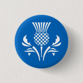 Scotland Thistle Badge Ronde Button 3,2 Cm (Voorkant)