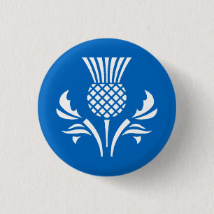Scotland Thistle Badge Ronde Button 3,2 Cm