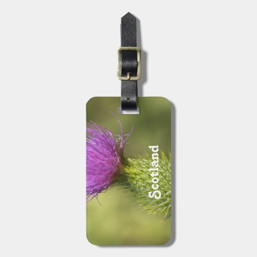 Scotland Thistle Bagagelabel (Voorkant verticaal)