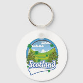 Scotland Travel logo Sleutelhanger (Voorkant)