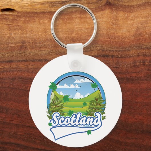 Scotland Travel logo Sleutelhanger (Achterkant)