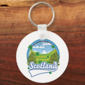 Scotland Travel logo Sleutelhanger (Voorkant)