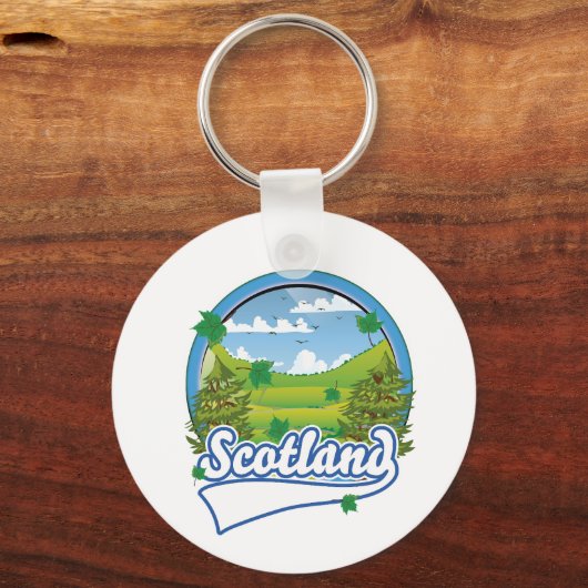 Scotland Travel logo Sleutelhanger (Voorkant)