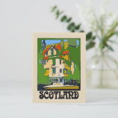 Scotland Travel Poster Briefkaart (Staand voorkant)