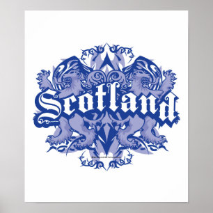 Scotland Tribal Poster