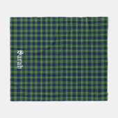 Scotland Tweedside District Tartan Gepersonaliseer Fleece Deken (Voorkant (Horizontaal))