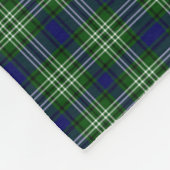 Scotland Tweedside District Tartan Gepersonaliseer Fleece Deken (Hoek)