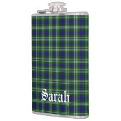 Scotland Tweedside District Tartan Gepersonaliseer Heupfles (Links)
