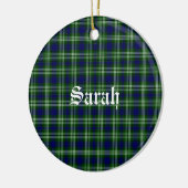 Scotland Tweedside District Tartan Gepersonaliseer Keramisch Ornament (Links)