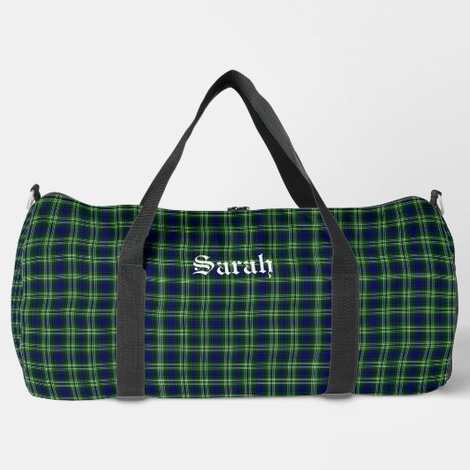 Scotland Tweedside District Tartan Gepersonaliseer Plunjezak (Voorkant)