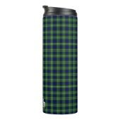 Scotland Tweedside District Tartan Gepersonaliseer Thermosbeker (Geroteerd rechts)