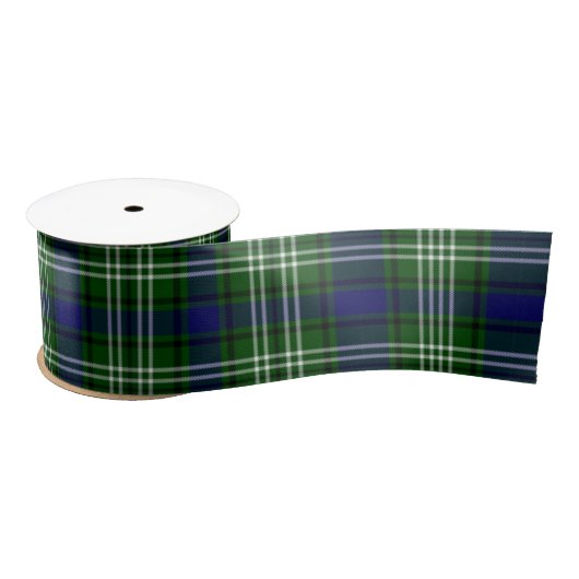 Scotland Tweedside District Tartan Satijnen Lint (Spoel)