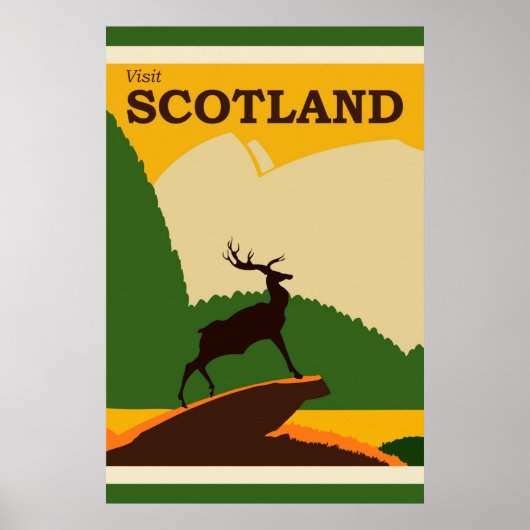 Scotland Vintage Travel Poster (Voorkant)