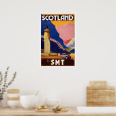 Scotland Vintage Travel Poster (Keuken)