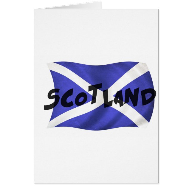 Scotland Wavy Flag (Voorkant)