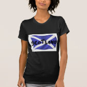 Scotland Wavy Flag T-shirt (Voorkant)