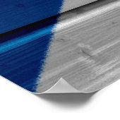 Scotland Woodplank Poster (Hoek)