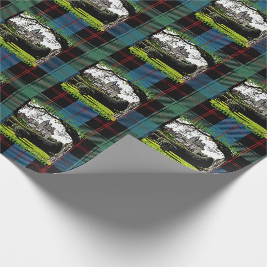 Scotland's Guthrie Castle-Guthrie Clan Fun Cadeaupapier (Hoek)