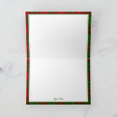 Scots Burnett Clan Crathes Castle Folded Note Kaar Notitiekaartje (Binnen)