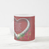 Scots Gaelic Love Vow: Bloed van mijn bloedvaten Matglas Koffiemok (Voorkant links)