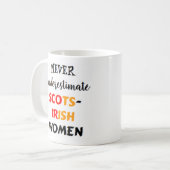 scots-irish women  coffee mug koffiemok (Voorkant links)