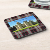 Scots Macpherson Clan's Cluny Castle Bier Onderzetter (Linkerzijde)