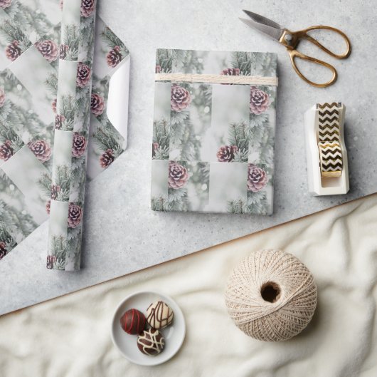 Scots pine 2025 Nieuwjaar Eve custom jaar Cadeaupapier (Crafts)