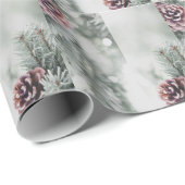 Scots pine 2025 Nieuwjaar Eve custom jaar Cadeaupapier (Rol Hoek)