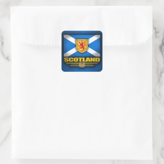 Scots Pride Vierkante Sticker (Tas)
