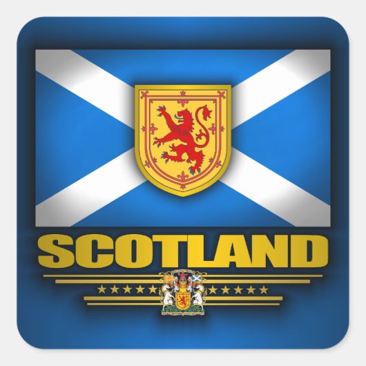 Scots Pride Vierkante Sticker (Voorkant)