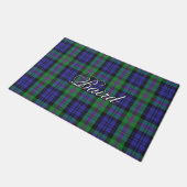 Scots Vista Clan Baird Tartan Plaid Deurmat (Schuin)