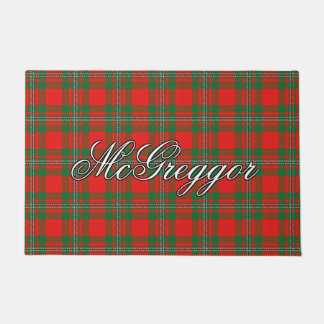 Scots Vista Clan Gregor MacGregor Tartan Plaid Deurmat