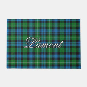 Scots Vista Clan Lamont Tartan Plaid Deurmat