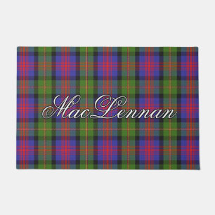 Scots Vista Clan MacLennan Tartan Plaid Deurmat
