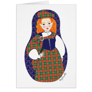 Scotsoman Matryoshka Kaart