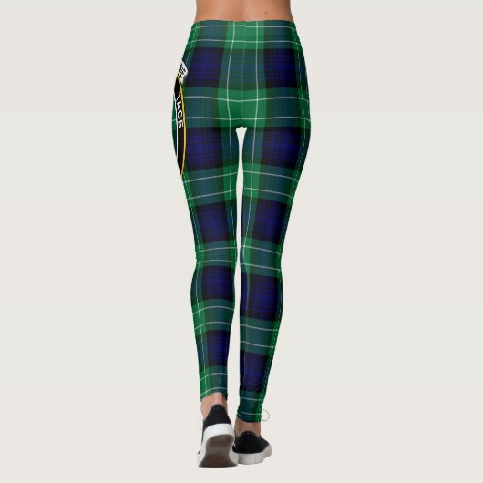 Scotstee Clan Abercrombie Crest Tartan Vrouwen Leggings (Achterkant)