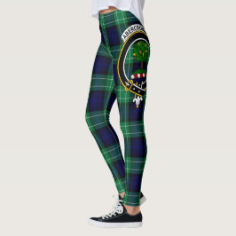 Scotstee Clan Abercrombie Crest Tartan Vrouwen Leggings