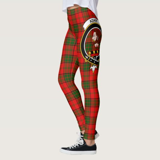 Scotstee Clan Adair Crest Tartan Vrouwen Leggings (Links)