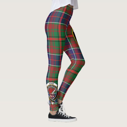 Scotstee Clan Adam Ancient Crest Tartan Vrouwen Leggings (Rechts)