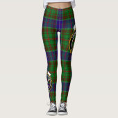 Scotstee Clan Adam Hunting Crest Tartan Women Leggings (Voorkant)