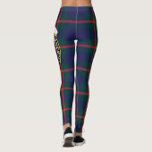 Scotstee Clan Agnew Crest Tartan Vrouwen Leggings (Achterkant)