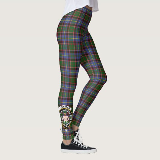 Scotstee Clan Aikenhead Crest Tartan Vrouwen Legge Leggings (Rechts)