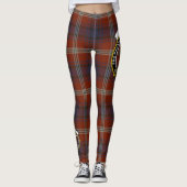 Scotstee Clan Ainslie Ancient Crest Tartan Vrouwen Leggings (Voorkant)