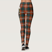 Scotstee Clan Ainslie Crest Tartan Vrouwen Legging (Achterkant)