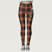 Scotstee Clan Ainslie Crest Tartan Vrouwen Legging (Voorkant)